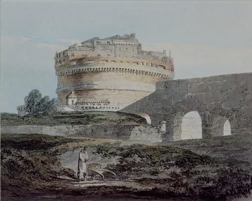 Peinture Château de San Angelo Turner - Toile de Qualité pour Salon Raffiné