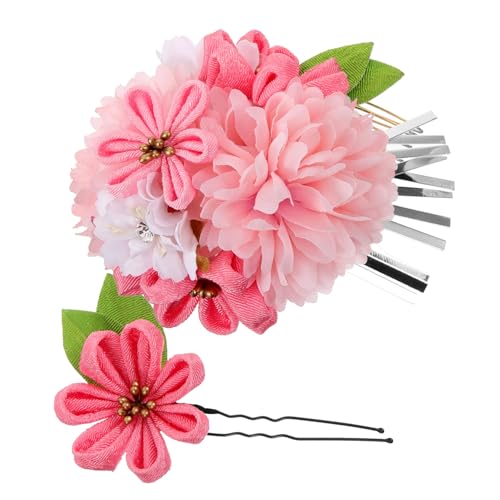 Broches pour cheveux de plage fleuries Baluue pour femmes x2