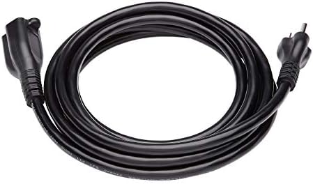 Amazon Basics 10-Foot Extension Cord - 13 Amps, 125V, Black