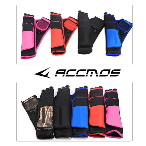 Carcaj de flechas con 3 tubos y cinturón ajustable para tiro con arco 4