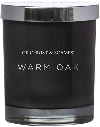Gilchrist & Soames Warm Oak Luxury Candle 8oz, Grapefruit, Spice, and Cedar Wood - USA Poured, Coconut Oil and Soy Wax Blend, Cotton Wick