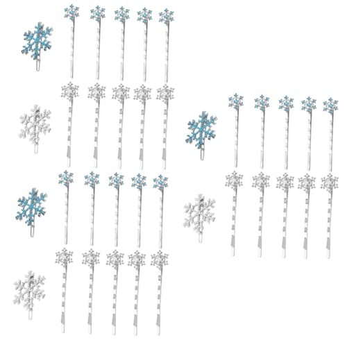 Pince à cheveux flocon de neige pour mariage hivernal et costume de fête étincelant
