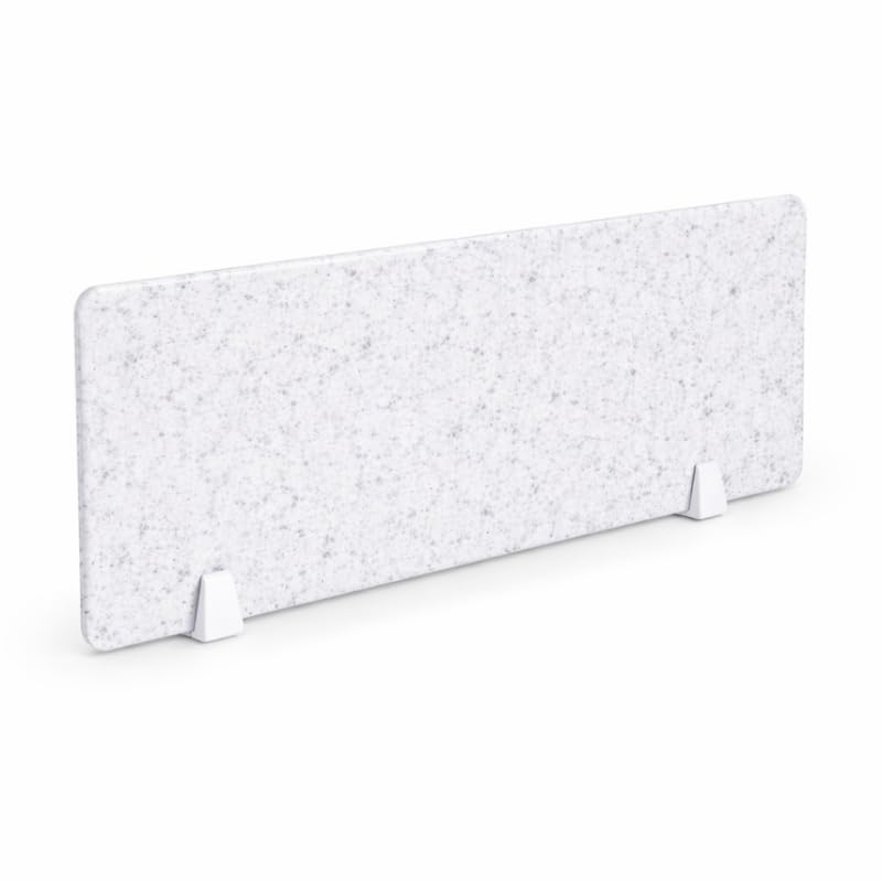 Image of Timber Acoustics Acoustic Desk Divider | Reduce Noise And Visual Distractions | Privacy Panels For Office - Classroom Soundproofing | Table Mounted (16 inch x 24 inch) (Marble Grey, Single)