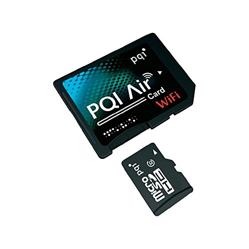 PQI Air Card Wi-Fi内蔵SDカードアダプタ (microSDHC 32GB Class10付属) 6W25-032GR1 PQI Air Card Wi-Fi内蔵SDカードアダプタ (microSDHC 32GB Class10付属) 6W25-032GR1
