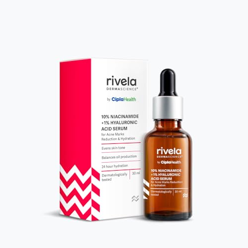 Rivela Dermascience 10% Niacinamide Face Serum By Cipla For Acne ...