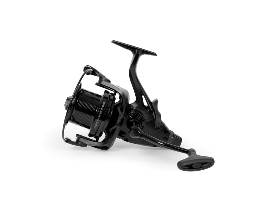 Avid Revolve 12000FS | Mulinello Freespool per pesca alla carpa, corpo e rotore in grafite resistente, linea impeccabile per lanci lunghi, frizione anteriore rapida, 2 clip per lenza, bobina in