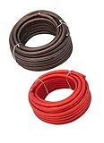 IMC Audio 4 Gauge AWG CCA Power Ground Wire Cable (5ft Black & 5ft Red) Welding Wire, Battery Cable,