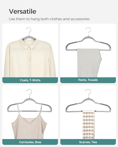 Songmics UCRF50G Clothes Hangers, Pack Of 50 Plastic Coat Hangers thumb #3