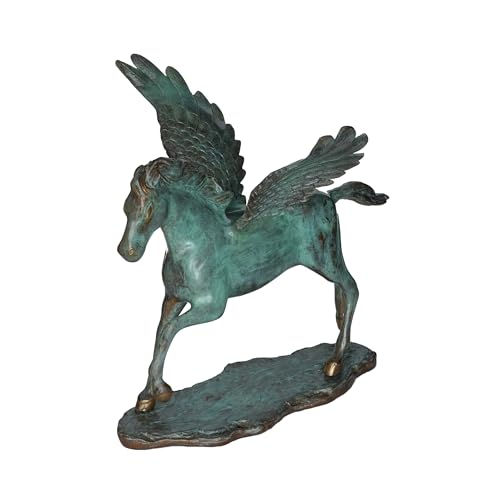 Image of Brass Horse Statue Showpiece for Home Decor, Study Table, Living Room & Office Decoration Item (10115)