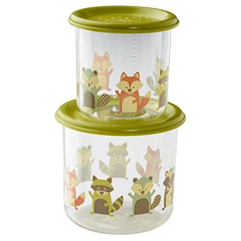 Sugarbooger Good Lunch Snack Containers Large Set-of-Two, What Did The Fox Eat Cover