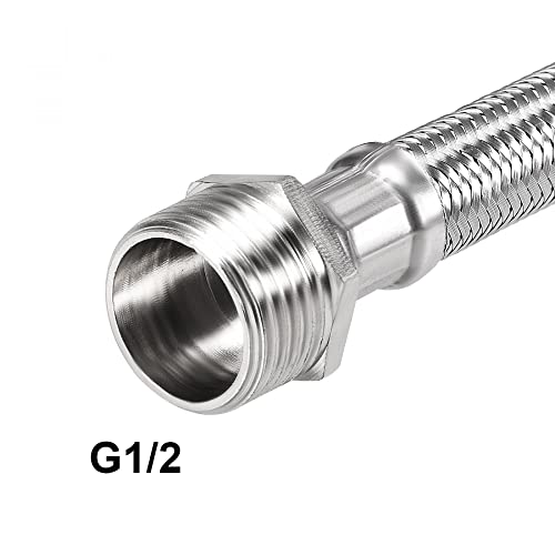 Manguera anticaídas Sourcingmap conector de grifo 1/2 sin fugas 4