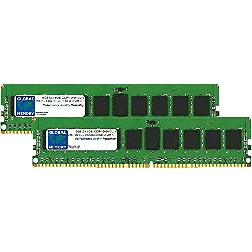 Amazon | 16GB (2 x 8GB) DDR4 2666MHz PC4-21300 288ピン ECC登録DIMM