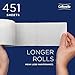 Cottonelle Professional Standard Roll Bulk Toilet Paper (17713), 2-Ply, White (60 Rolls of 451 Sheets, 27,060 Sheet Total)