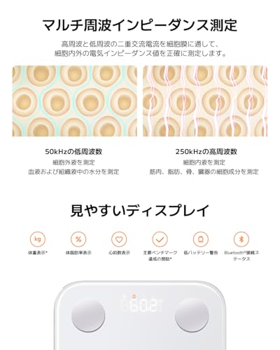 シャオミ(Xiaomi) 体組成計 体重計 S400 の商品画像 2