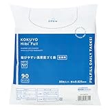 コクヨ 掃除用品 HibiFull 結びやすい 高密度 ゴミ袋 90L 詰替用 80枚入り KHF-GHR161