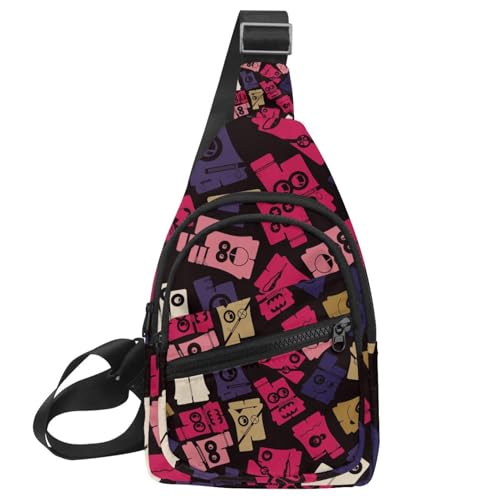 Sac à dos croisé pour femme pour voyage et randonnée au quotidien