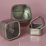 Windowed Square Tins, 2oz (24 Per Pack)