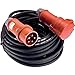 Produktbild as - Schwabe Starkstrom Verlängerungskabel 25 m H07RN-F 5G2,5 - CEE Phasenwendestecker - 400V/16A/ca. 11kW - 5-polige, robuste CEE Verlängerung für Außenbereich - IP44 - Made in Germany, 60548