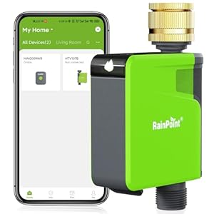 RainPoint Bluetooth Bewässerungscomputer mit Messingeinlass