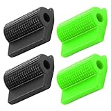 Luxshiny 4pcs Motorcycle Gear Shift Lever Rubber Covers Anti-Slip Protection for Dirt Bikes ATV Foot Controls