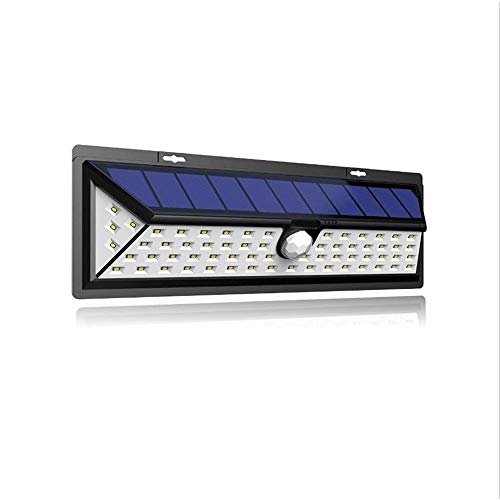 Applique murale solaire à détecteur de mouvement IP65 avec éclairage LED grand angle 180° extérieur