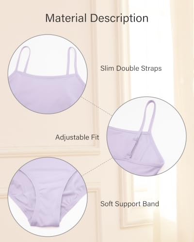 Image of Stelle Women's Ballet Leotard for Dance Scoop Neck Double Lined Bodysuit