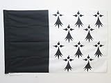 AZ FLAG Flagge Pays RENNAIS 90x60cm - Rennes Fahne 60 x 90 cm Scheide für Mast - flaggen Top Qualität