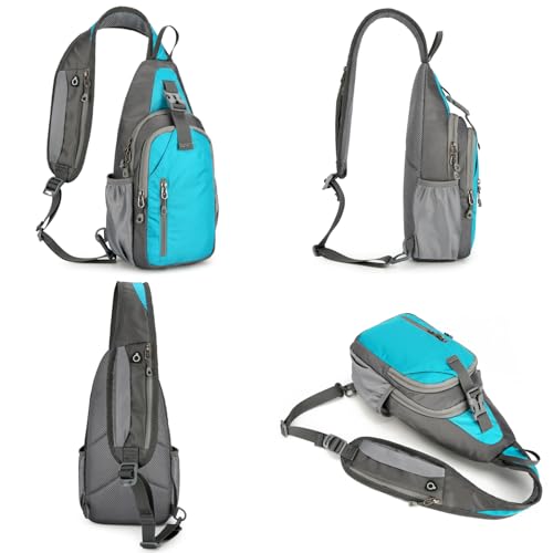 Hebetag Casual Sling Bag Backpack Water Repellent Nylon Chest Pack for Men WomenTravel Outdoors Sports Hiking Crossbody Shoulder Pouch Multipurpose Daypack2