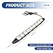 Zigeiya 2 PCS LED Daytime Running Strip Lights Kit, DC 12V Flexible Bright Spot Fog Lamp, IP67 Waterproof DRL LED Strip Lights, Universal for Cars SUVs (White)