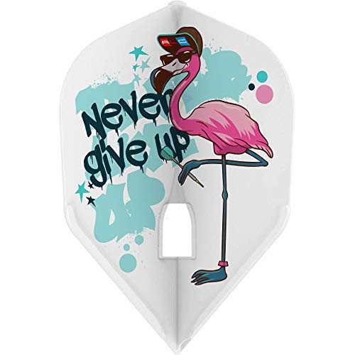 Ailette L-Style Champagne Flight L3 Arashi Matsumoto V3 plume de fléchette blanche