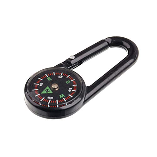 Foto von Toyvian 6 stücke Kompass Keychain Karabiner Clip Spielzeug Handbad Ornament für Wandern Backpacking Camping Kinder Spielzeug (Zufällige Farben)