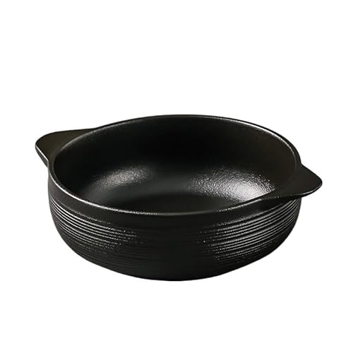 KOHUS Keramik Suppenteller Schwarz, Modell 6977