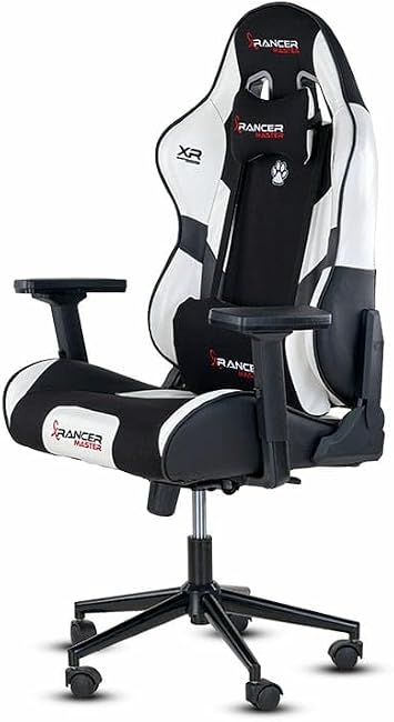 XRANCER, MASTER Series Professional Gaming Chair, Ergonomic Design, 180 Degree Adjustable Back Angle, Quality Sponge, Gaming Chair with 130kg Carrying Capacity White