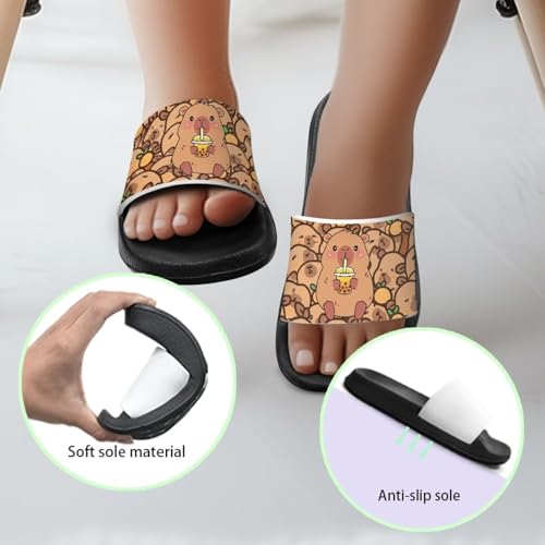 Image of Slides for Boys Girls Quick Drying Kids Slides Sandals Non-Slip