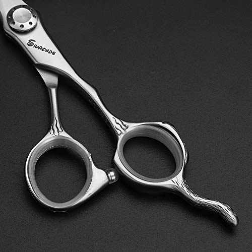 Ciseaux de coiffure argent de 15,2 cm pour coupe de cheveux et pointes abîmées - 8