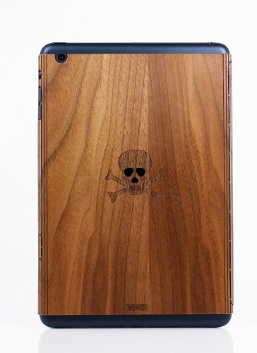 Walnuss-Totenkopf und gekreuzte Knochen, für Apple iPad Mini