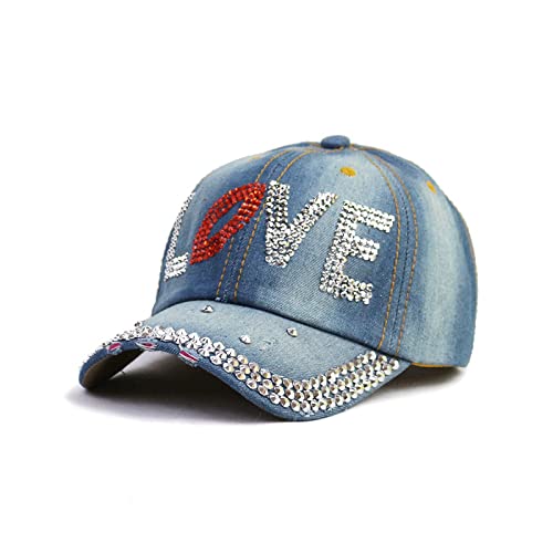 Gorro De Pescador Sombrero De Los Deportes Al Aire Libre De La Sombrilla del Protector Solar De La Gorra De Béisbol De Las Señoras Tachonadas del Diamante del Vaquero Enarbolado,No. 3 Color,Ajust Cover