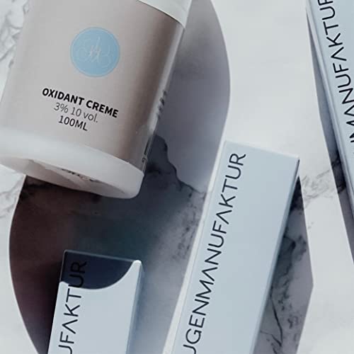 Augenmanufaktur Oxidant 3% Creme – Beauty Creme-Entwickler für Augenmanufaktur Augenbrauen und Wimpernfarben permanent 100ml Lotion 150… – Ansicht 4