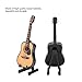 CYSFETENA Wooden Miniature Guitar with Stand and Case ,Mini Guitar Collectible Figurines Dollhouse Miniatures, Lovely Musical Instrument Display Model (3.9
