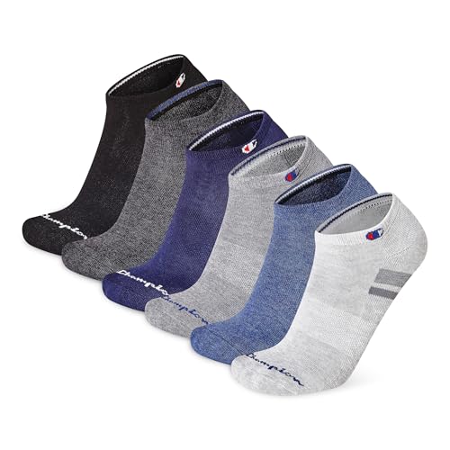 Champion Men's Low Cut Athletic Socks, 6-Pack
