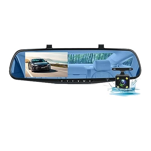 Dash cam double objectif tactile reglable resout les problemes de visibilite et de choc