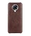 Produktbild N/ A Pengtri Hülle Kompatibel mit Xiaom i Poco F2 Pro Hülle Litschi-Muster TPU+Leder Stoßfest Handyhülle Schutzhülle Shock Absorption (Color : Brown)