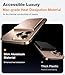 TORRAS MiniMag Power Bank,Ultra-Slim 10,000mAh Magnetic Wireless Portable Charger, 22.5W Fast Charging iPhone Air Magnetic Battery Pack Designed for iPhone 17 Pro Max/17 Pro/Air/16/15/14/13/12, Gold