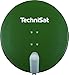 Produktbild TechniSat SATMAN 850 PLUS  Satellitenschüssel für 4 Teilnehmer (85 cm Sat Spiegel mit Masthalterung und UNYSAT Quattro-Switch LNB im Wetterschutz-Gehäuse) grün