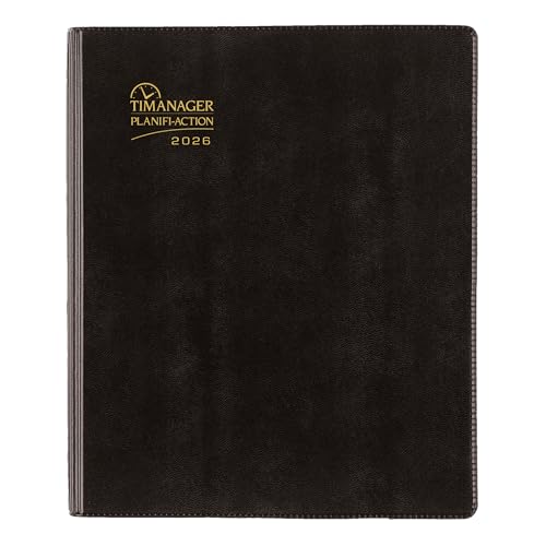 Blueline 2026 Timanager agenda semaine/mois bilingue 8,5''x6,75''