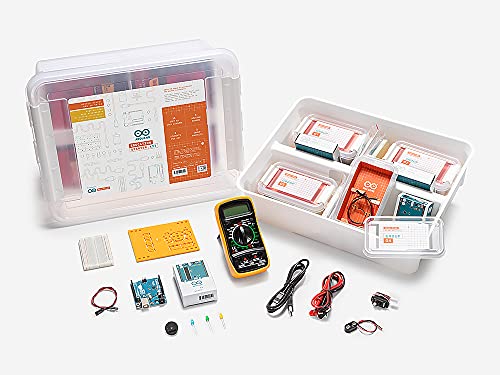 Arduino Education Starter Kit for Middle School [AKX00023] - Hands-On Programming & Electronics Learning for 8 Students with Step-by-Step Lessons & Teacher Guides.