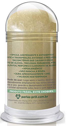 Desodorante de Sal 60g - Extrato de Aloe Vera (Inodoro)