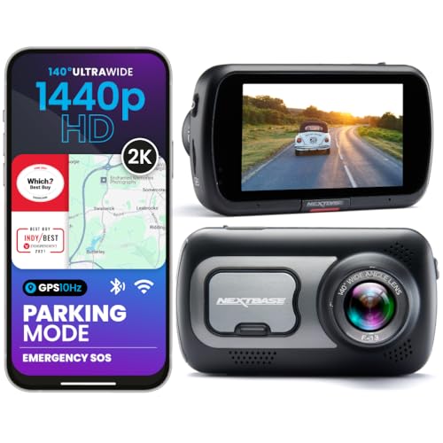Nextbase 1440p HD Wi-Fi Dash Cam 522GW with Alexa…