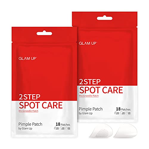 2 Step Spot Care Pimple Patch by Glam Up 36 Patches (Microneedle Patch 12ea + Hydrocolloid 24ea) 2 Step Spot Care Pimple Patch by Glam Up 36 Patches (Microneedle Patch 12ea + Hydrocolloid 24ea)