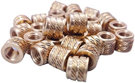 [initeq] M5-0.8 M5 Threaded Heat Set Inserts for 3D Printing (20, Short)